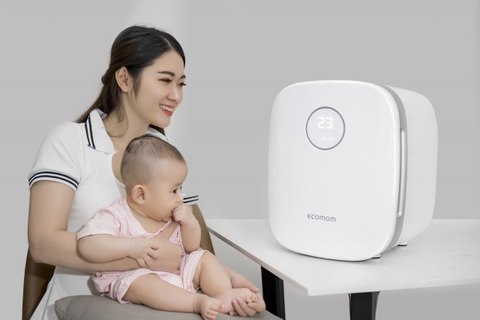 Máy tiệt trùng sấy khô khử mùi bằng tia UV Ecomom 202 Pro Advanced, White