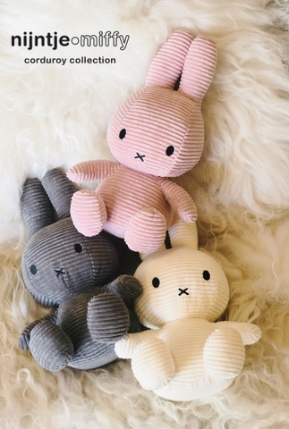 Thỏ bông Miffy dễ thương size 25 cm chất liệu bông nhung mịn cao cấp, thú bông đáng yêu cho bé