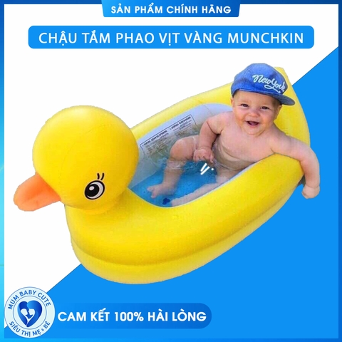 CHẬU TẮM PHAO VỊT VÀNG MUNCHKIN