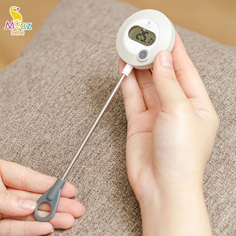Nhiệt Kế Đo Sữa Moaz BéBé MB-020 – Nhiệt Kế Đo Nhiệt Độ Nước Pha Sữa Cho Bé Sơ Sinh Chính Xác Nhanh 5s, Phạm Vi -20 Đến 250°C Đo Nước Tắm Đồ Ăn Dặm, Giữ Dưỡng Chất Sữa