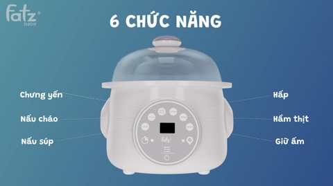 NỒI HẦM CÁCH THUỶ 2 TẦNG 1.0L - STEW 2 - FB9110ZT
