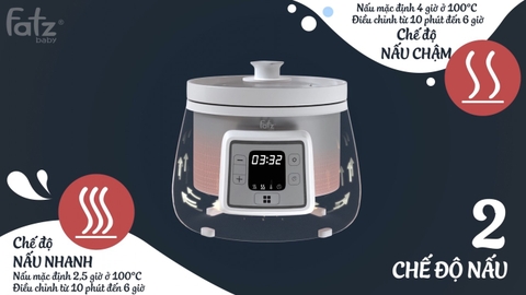 NỒI NẤU CHẬM THÔNG MINH 1.5L- SLOW 6 - FB9106SJ