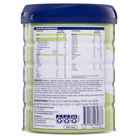 Novalac Allergy Sữa Công Thức Đặc Biệt Cho Trẻ Dị Ứng Đạm Sữa Bò 0-12 Tháng 2026 – Novalac Allergy Không Đạm Sữa Bò Không Lactose An Toàn Tăng Cân Hỗ Trợ Tiêu Hóa Miễn Dịch Chính Hãng Pháp Giá Rẻ Cho Bé Sơ Sinh Suy Dinh Dưỡng