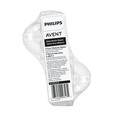 Set 2 núm ti Philips Avent Natural Response số 3 cho bé từ 1m+ (New Version)