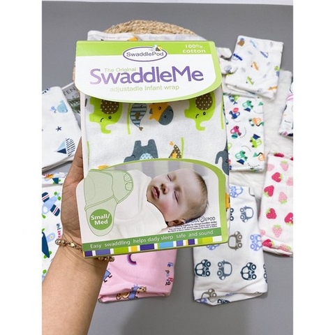 Chăn Ủ Kén Summer Infant SwaddleMe Cotton Cho Bé Sơ Sinh