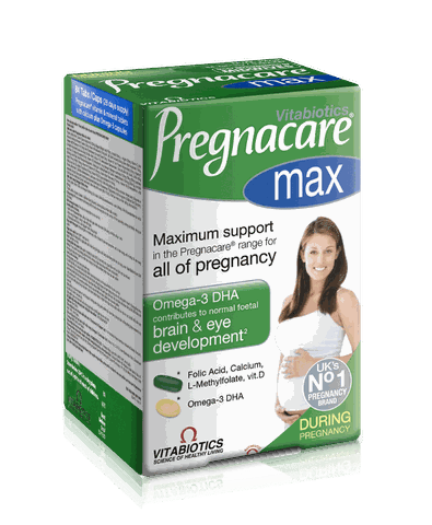 Vitamin tổng hợp cho bà bầu Pregnacare Max 84 viên tăng cường hệ miễn dịch cho cả mẹ và bé, giảm tình trạng ốm nghén Anh Quốc