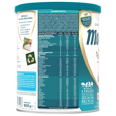 Sữa Modilac Expert Riz 1 800g Chính Hãng 2025: Review Chi Tiết, Giá Bán, Thành Phần, Lợi Ích, Cách Pha Cho Bé Dị Ứng Đạm Sữa Bò Từ 0-6 Tháng