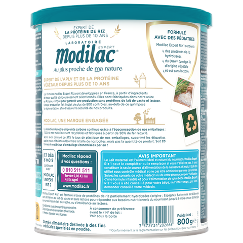 Sữa Modilac Expert Riz 1 800g Chính Hãng 2025: Review Chi Tiết, Giá Bán, Thành Phần, Lợi Ích, Cách Pha Cho Bé Dị Ứng Đạm Sữa Bò Từ 0-6 Tháng