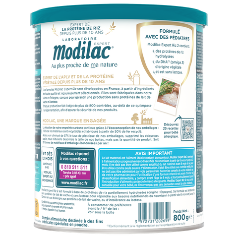 Sữa Modilac Expert Riz 2 800g Chính Hãng 2025: Review Chi Tiết, Giá Bán, Thành Phần, Lợi Ích, Cách Pha Cho Bé Dị Ứng Đạm Sữa Bò Từ 6-12 Tháng