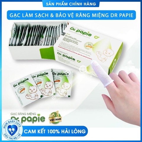 GẠC RĂNG MIỆNG DR PAPIE VỆ SINH & BẢO VỆ RĂNG MIỆNG CHO BÉ