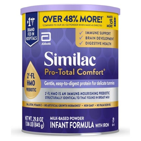 Sữa Công Thức Similac Pro-Total Comfort - Dịu Nhẹ Cho Bé, Hỗ Trợ Miễn Dịch Tốt Nhất
