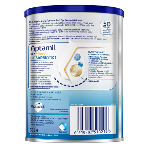 Sữa Aptamil Profutura Cesarbiotik 1 380g – Dinh Dưỡng Cao Cấp Cho Bé 0-12 Tháng