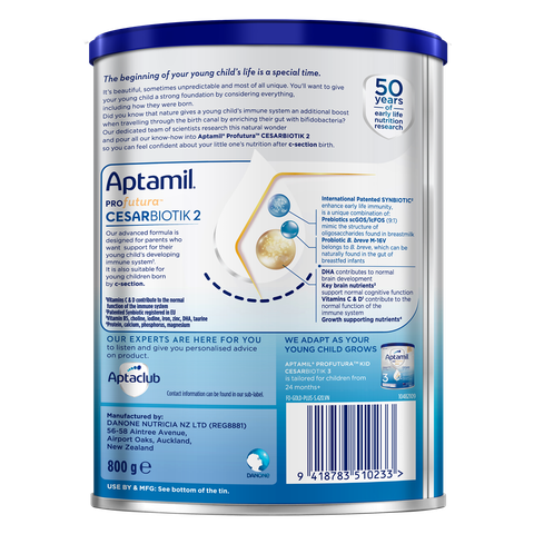 Sữa Aptamil Profutura Cesarbiotik 2 800g – Dinh Dưỡng Cao Cấp Cho Bé 12-24 Tháng