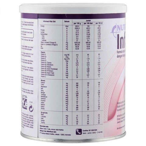 Sữa bột Infatrini Đức cao năng lượng giúp bé tăng cân từ 0-18 tháng 400g
