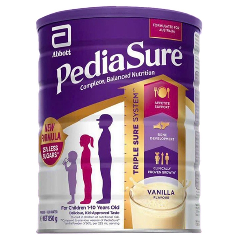 Sữa PediaSure Úc 850g Mẫu Mới – Dinh Dưỡng Toàn Diện Cho Bé 1-10 Tuổi