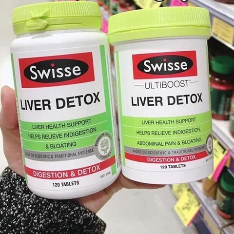 Viên uống Giải Độc Gan Swisse Ultiboost Liver Detox 120 viên - Úc
