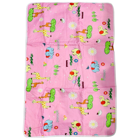 Tấm Lót Chống Thấm 4 Lớp MUJI Cho Trẻ Sơ Sinh Hàng Loại 1 Kích Thước 80x120cm 100% Cotton 