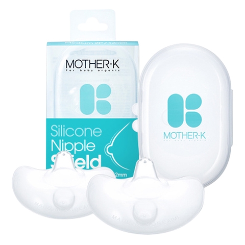 Trợ ti silicone Mother-K Hàn Quốc chất liệu silicone mềm, bám dính tốt có kèm hộp