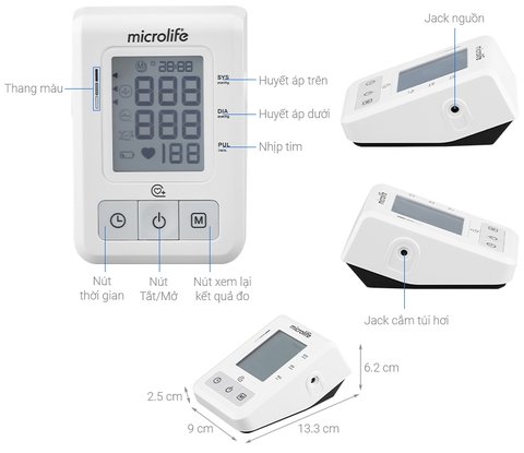 Máy đo huyết áp điện tử Microlife B2 Basic