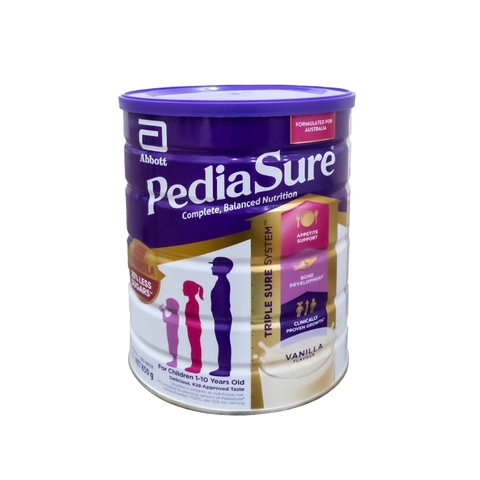Sữa PediaSure Úc 850g Mẫu Mới – Dinh Dưỡng Toàn Diện Cho Bé 1-10 Tuổi