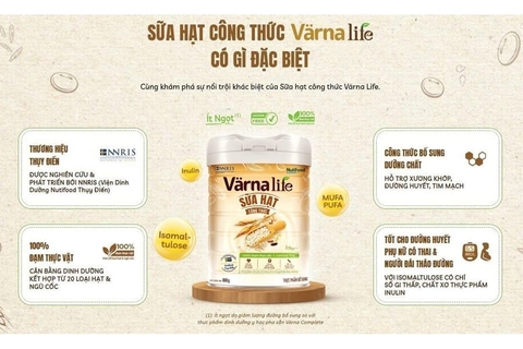 Sữa Hạt Varna Life Nutifood Lactose Free 800g 2026 – Sữa Hạt Dinh Dưỡng Hữu Cơ Không Lactose Hỗ Trợ Tiêu Hóa Tăng Cường Miễn Dịch Phát Triển Toàn Diện Chính Hãng Nutifood Việt Nam 