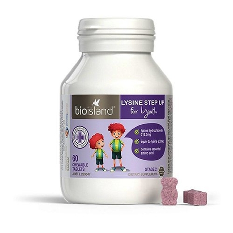 Bio Island Lysine [Úc] - Tăng Chiều Cao, Tăng Chuyển Hóa Cho Trẻ - Giúp Bé Ăn Ngon Hơn