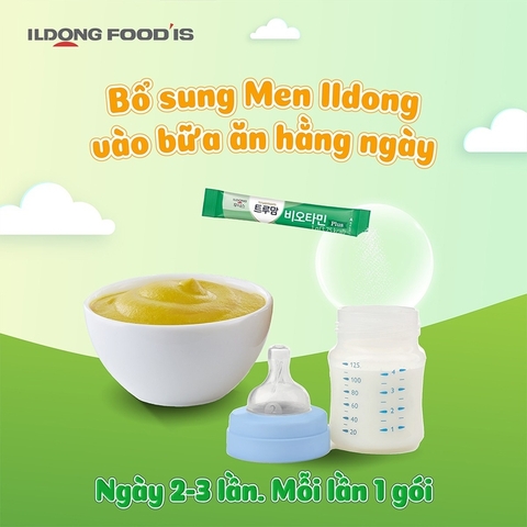 Men tiêu hóa ILDONG Giúp Hệ Tiêu Hóa Khỏe Mạnh, Hấp Thu Dinh Dưỡng Tốt 90g