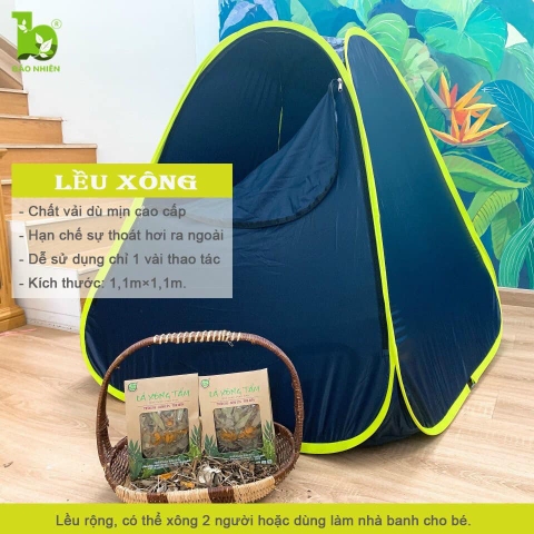 Lều xông hơi giảm cân, thải độc tại nhà