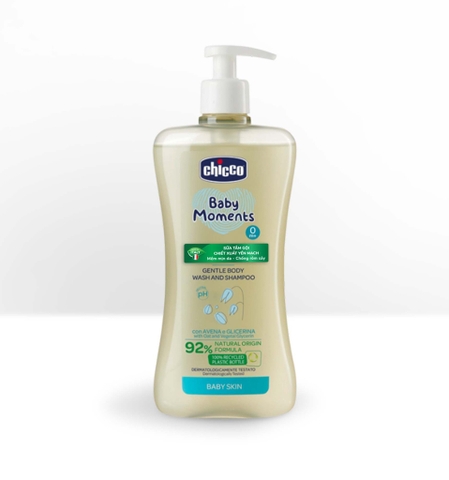 Sữa Tắm Gội Yến Mạch Chicco Cho Bé Sơ Sinh 500ml 2026 – Sữa Tắm Gội Chicco Oatmeal Cấp Ẩm Làm Mềm Tóc An Toàn Không Paraben Không Sulfate Chính Hãng Ý Giá Rẻ Cho Bé Da Nhạy Cảm