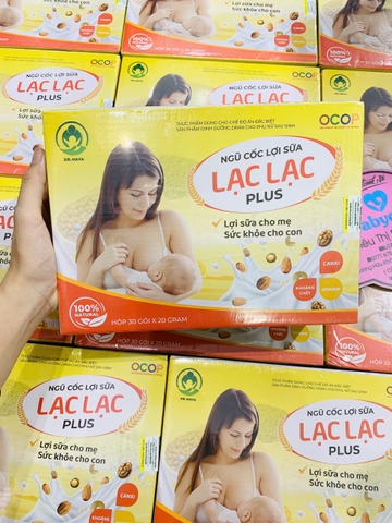 Ngũ cốc Dr.Maya Lạc Lạc Plus hỗ trợ lợi sữa 30 gói