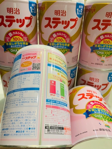 Sữa Bột Meiji 1-3 Step Milk Nội Địa Nhật 800g (1 – 3 tuổi)