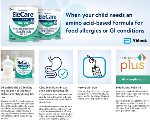 EleCare DHA ARA Chính Hãng 2025: Review Chi Tiết, Giá Bán, Thành Phần, Lợi Ích, Cách Pha Công Thức Dành Cho Trẻ Sơ Sinh Không Gây Dị Ứng Để Tăng Trưởng Và Phát Triển - Lon 14.1 Oz