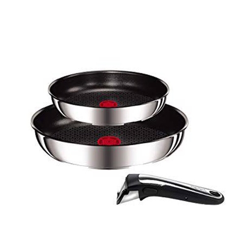 Set chảo Tefal tay rời thân thép 22-26cm