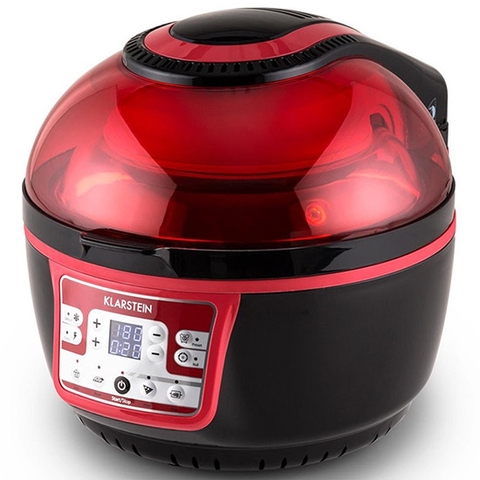 Klarstein Turbo 9 lít 2 màu đỏ, đen