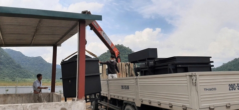 lò đốt xác heo