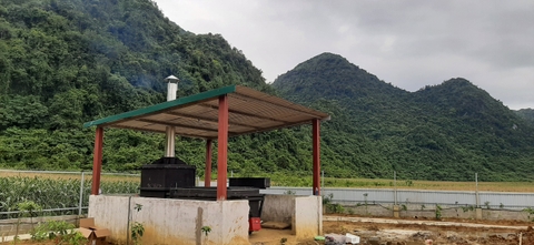 lò đốt heo