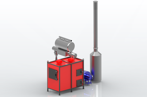 lò đốt rác thải sinh hoạt