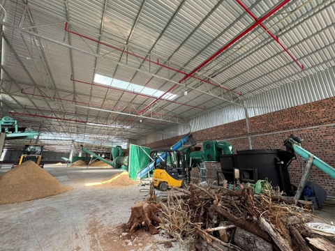 Lò đốt sinh khối 500kg
