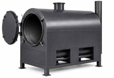 lò đốt than sinh học biochar