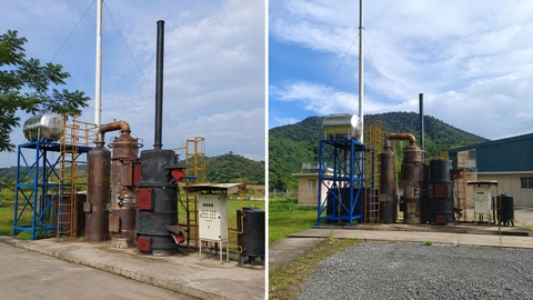 lò đốt rác y tế