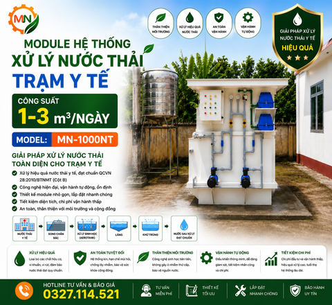 Xử lý nước thải trạm y tế
