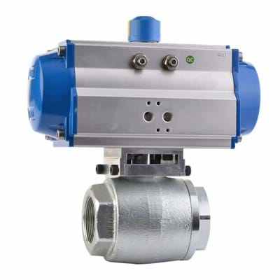 BV2PNA SERIES DOUBLE ACTING PNEUMATIC ACTUATOR HYDRAULIC 2-WAY FULL BORE BALL VALVES