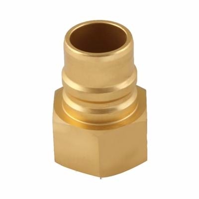 QCBRFFMP SERIES INDUSTRIAL MULTIPURPOSE USE AUTOMATIC COUPLINGS BRASS- BLANK INSERT TYPES