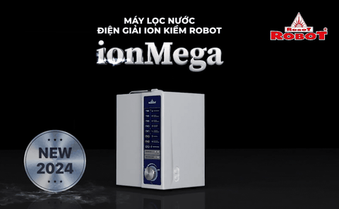 Ra mắt máy lọc nước ion kiềm Robot ionMega mới