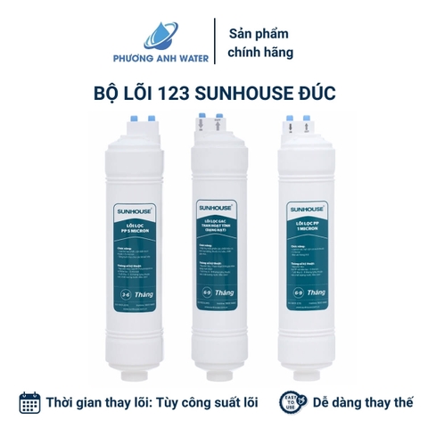 Bộ lõi 123 đúc nối nhanh chính hãng Sunhouse