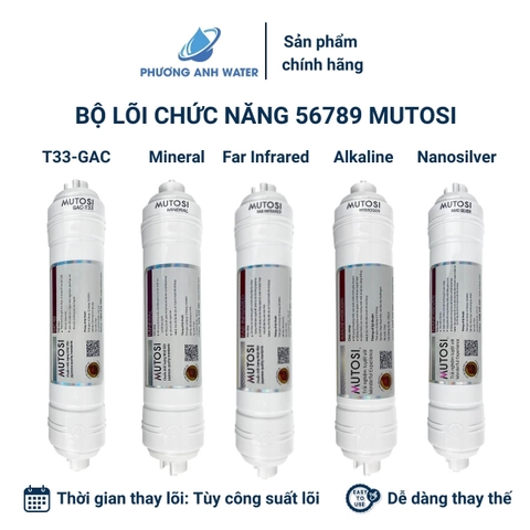 Bộ lõi chức năng 5678 và 56789 chính hãng Mutosi