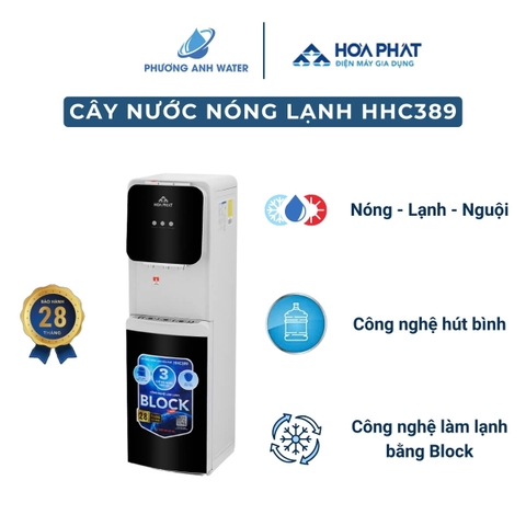 Cây nước nóng lạnh hút bình Hòa Phát HHC389