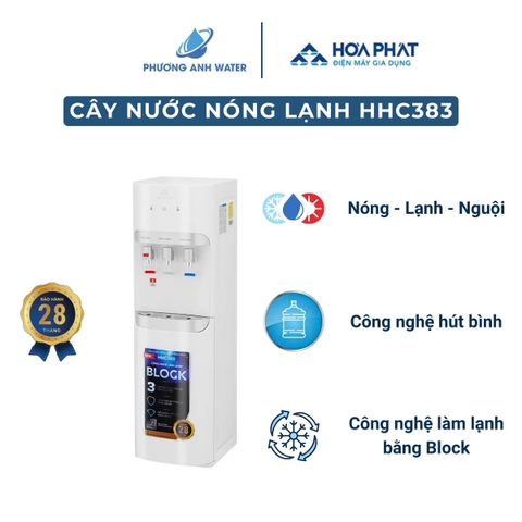 Cây nước nóng lạnh hút bình Hòa Phát HHC383