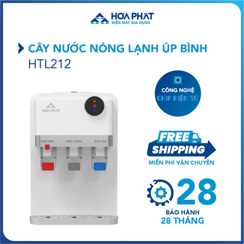 Cây nước nóng lạnh úp bình Hòa Phát HTL212 để bàn