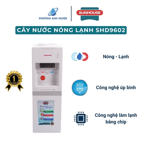 Cây nước nóng lạnh úp bình Sunhouse SHD9602